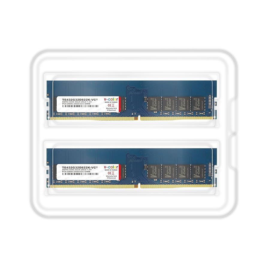 64GB(32GBx2) 新品KLEVV PC4-25600 DDR4 3200 64GB 2x 32GB PC4-25600 Desktop DDR4 3200 Non-ECC DIMM 288